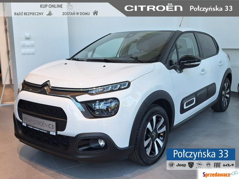 Citroen C3  Hatchback 2024,  1.2 benzyna - Na sprzedaż za 74 900 zł - Warszawa