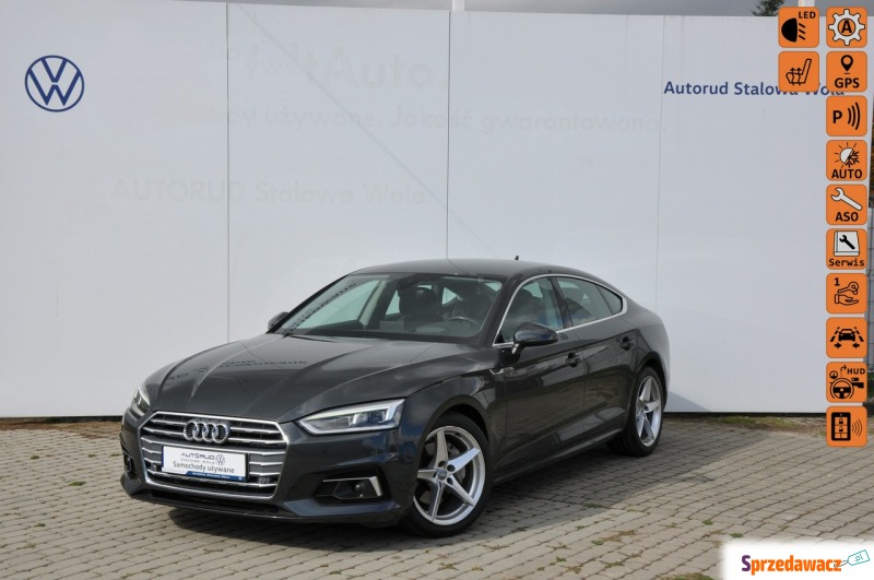 Audi A5  Sedan/Limuzyna 2019,  2.0 diesel - Na sprzedaż za 129 900 zł - Stalowa Wola