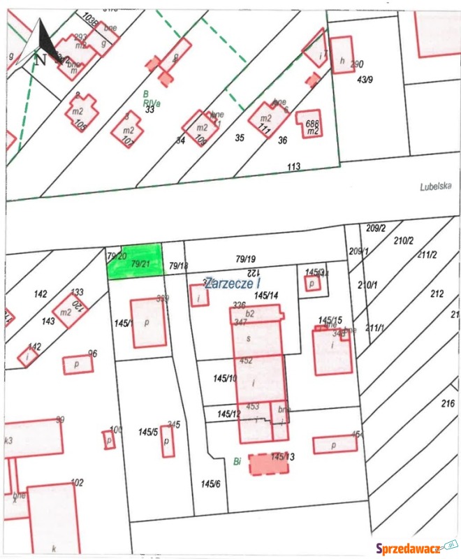 Działka inna na sprzedaż, 262m², Kraśnik, Lub... - Działki na sprzedaż - Kraśnik