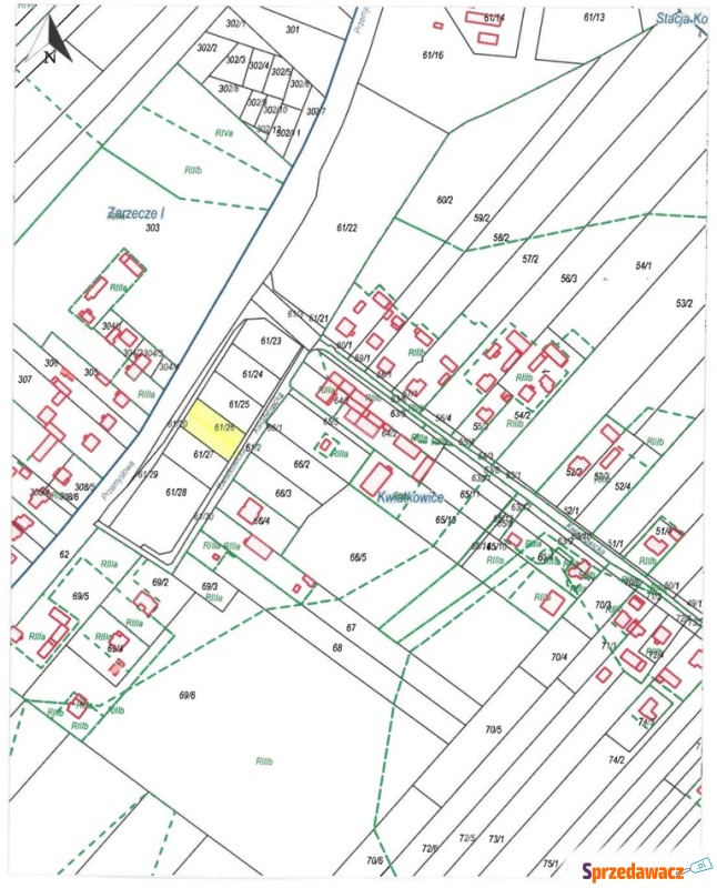 Działka budowlana na sprzedaż, 1165m², Kraśni... - Działki na sprzedaż - Kraśnik