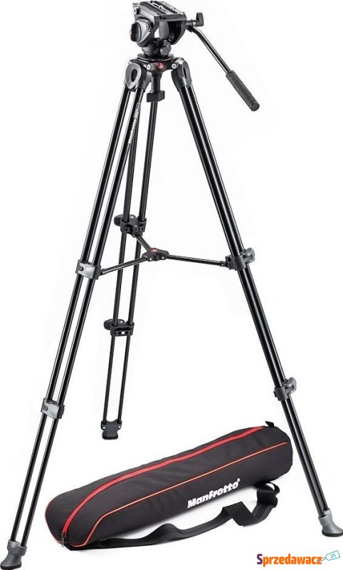 Manfrotto Zestaw MVT502AM + głowica 500A - Lampy błyskowe, statywy - Długołęka