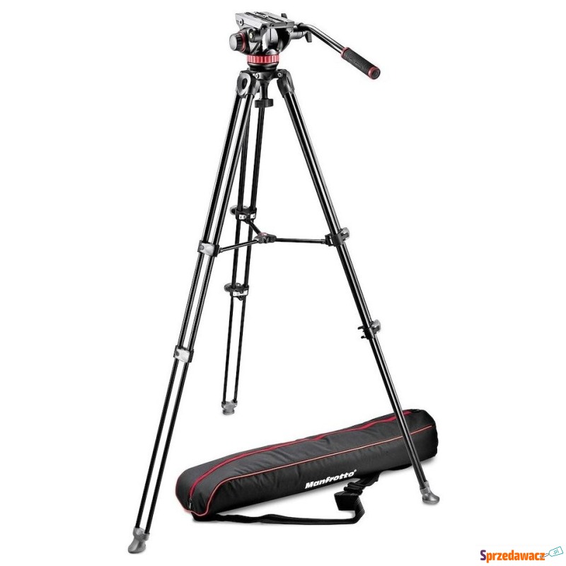 Manfrotto zestaw MVTK502AM + głowica MVH502A - Lampy błyskowe, statywy - Wrocław