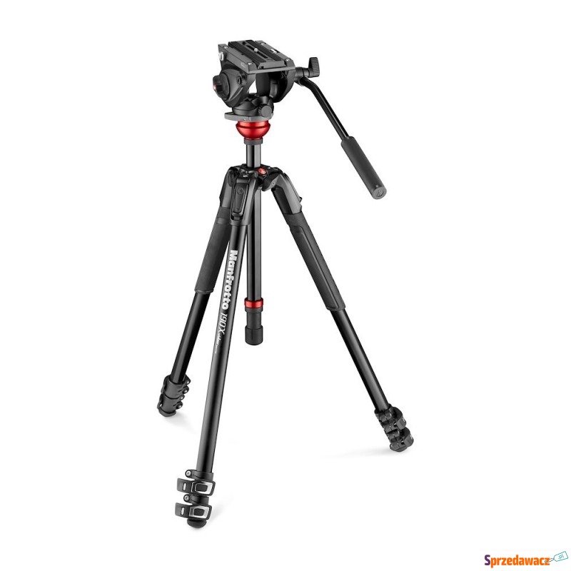 Manfrotto zestaw video 190 + głowica 500AH - Lampy błyskowe, statywy - Częstochowa