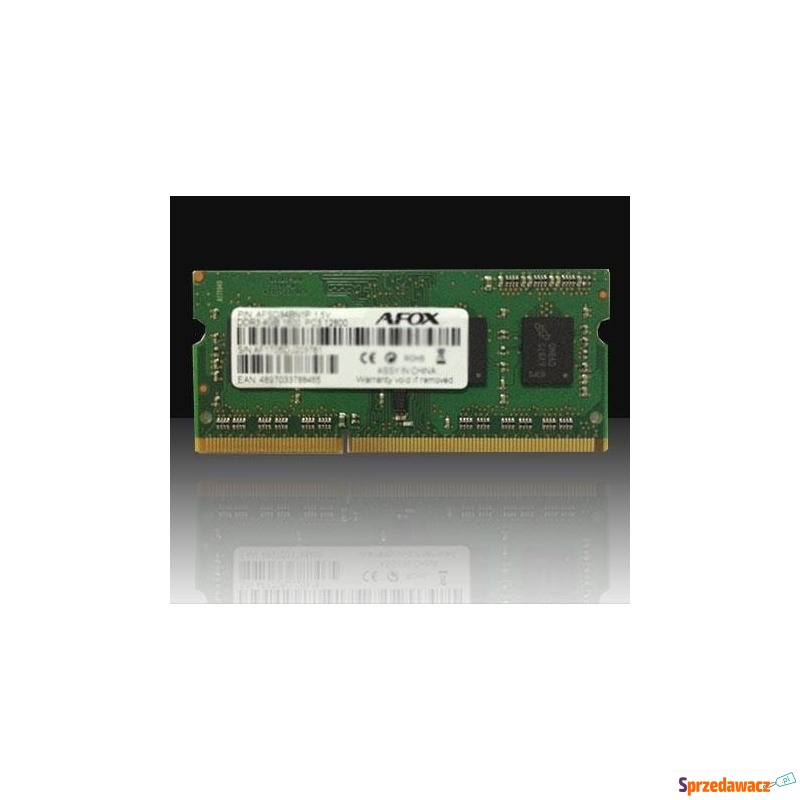 AFOX SO-DIMM DDR3 8GB 1600MHZ AFSD38BK1P - Pamieć RAM - Elbląg