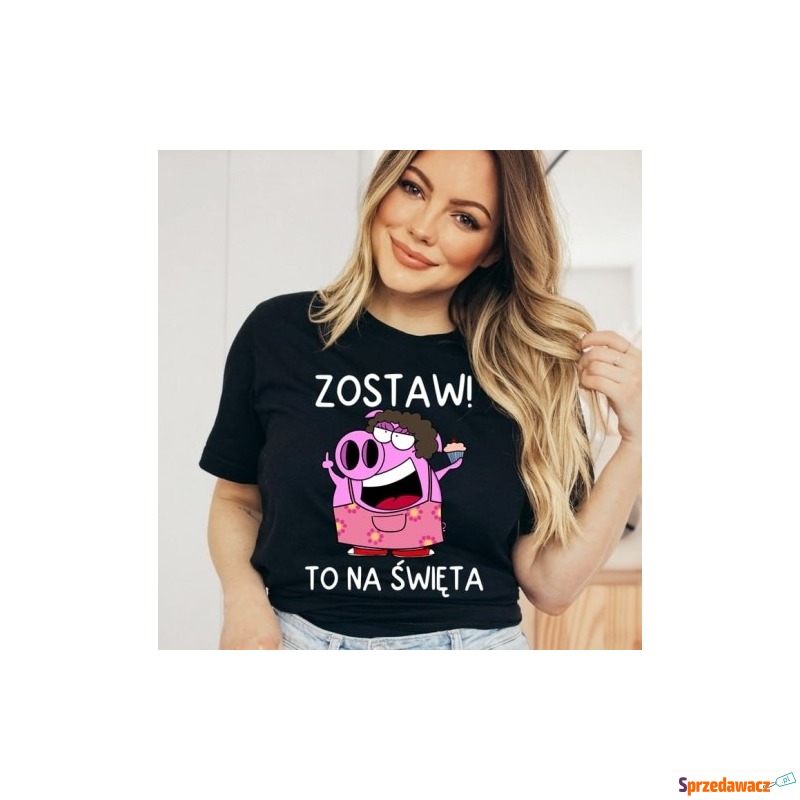 śmieszna damska koszulka świąt...