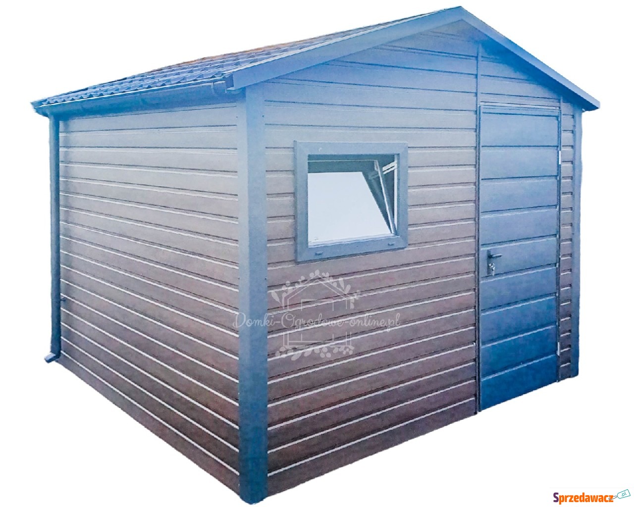 Domek Ogrodowy 3x3m Okno Orzech...