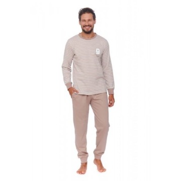 Piżama męska Doctor nap PMB 4530 beżowa