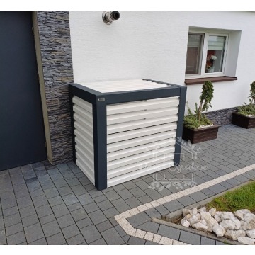 Osłona klimatyzatora - pompy ciepła 90x50x110... - Pozostała architektura... - Chodzież - zdjęcie 2