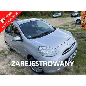 Nissan Micra - Benzyna, klimatyzacja, dotykowa nawigacja, 8 airbag, isofix