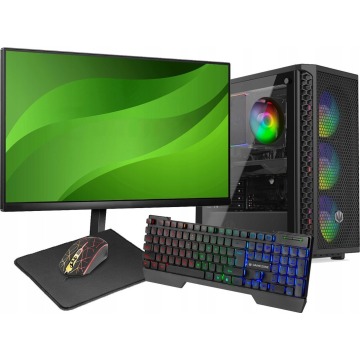 Komputer SPCX KOMPUTER SPCX Z MONITOREM LED 24'' i5-14400 32GB GTX1650 SSD 512GB one size