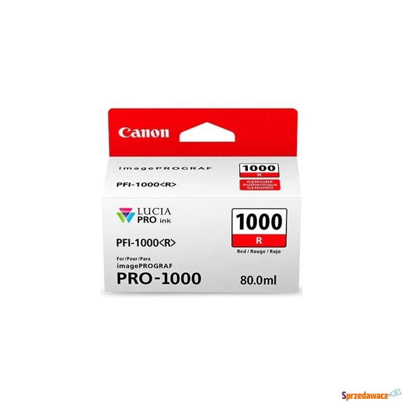 Tusz Oryginalny Canon PFI-1000R (0554C001) (C... - Tusze, tonery - Białystok