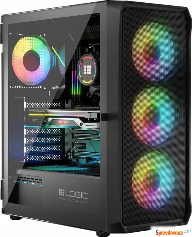 Komputer Vist RGB Logic Atos, Ryzen 5 4600G, 16... - Komputery stacjonarne - Poznań