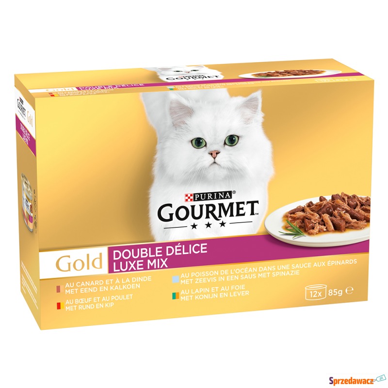 36 + 12 gratis! Gourmet Gold, 48 x 85 g - Duo... - Karmy dla kotów - Nowy Sącz