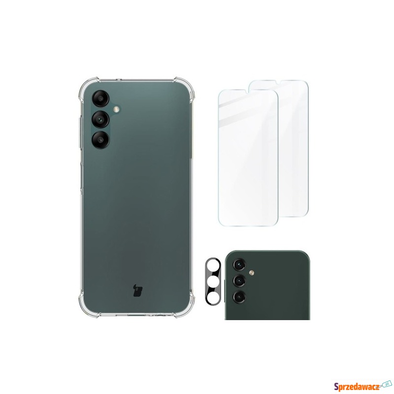 Etui + 2x szkło + obiektyw Bizon Case Clear Pack... - Etui na telefon - Nowy Sącz