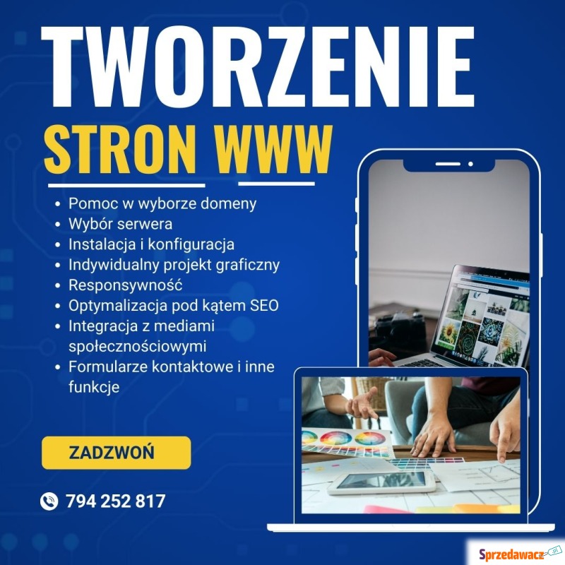 Projektowanie stron internetowych...