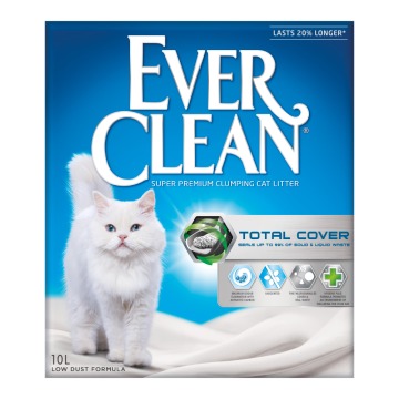 Ever Clean® Total Cover żwirek zbrylający się, bezwonny - 2 x 10 l