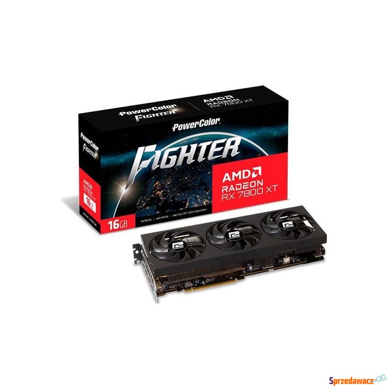 PowerColor Radeon RX 7800 XT Fighter 16GB GDDR6 - Karty graficzne - Grudziądz