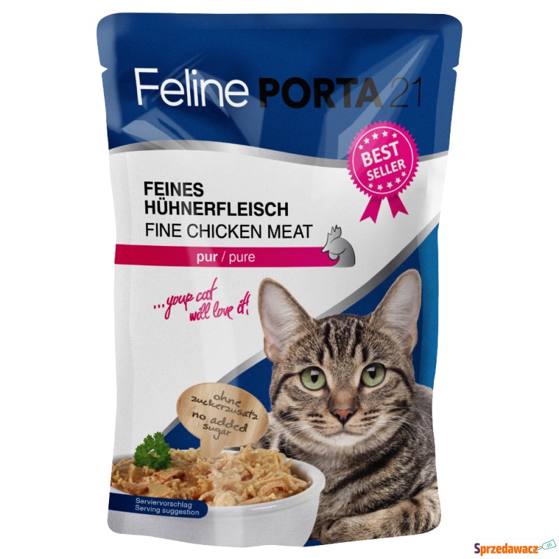 Pakiet Feline Porta 21 w saszetkach 12 x 100 g... - Karmy dla kotów - Rybnik