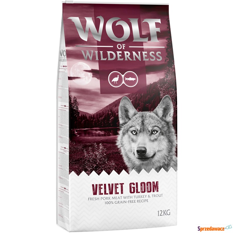 Wolf of Wilderness "Velvet Gloom", indyk i pstrąg... - Karmy dla psów - Zamość