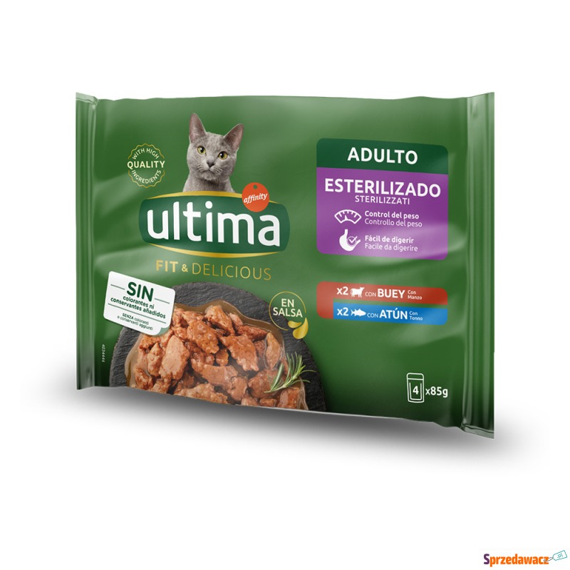 Megapakiet Ultima Cat Sterilized, 96 x 85 g -... - Karmy dla kotów - Wodzisław Śląski