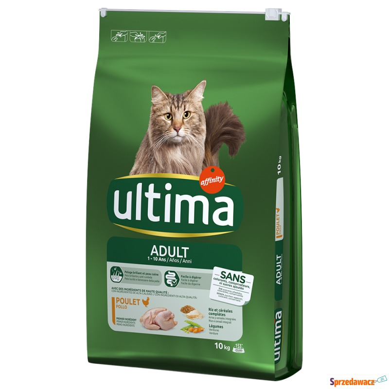 Ultima Adult, kurczak - 10 kg - Karmy dla kotów - Lubin