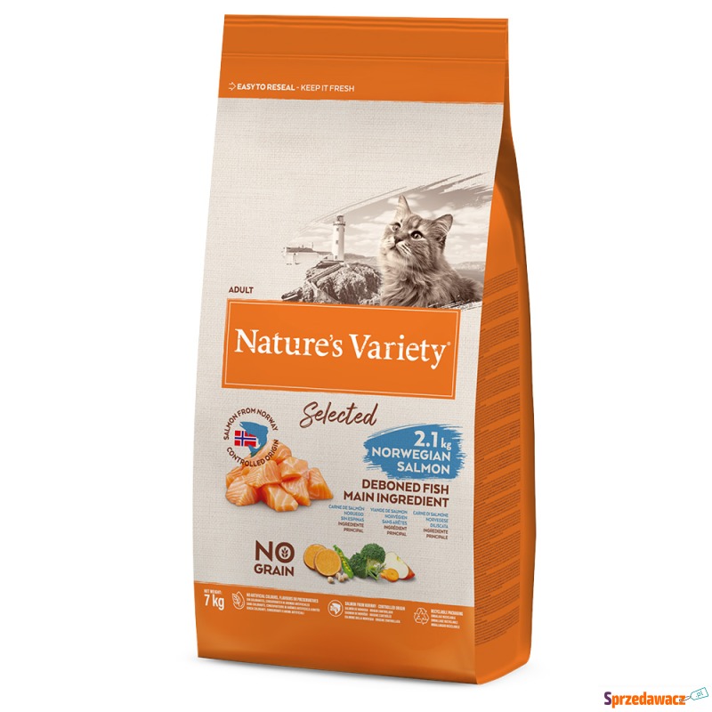 Nature's Variety Selected, łosoś norweski  - 2... - Karmy dla kotów - Nowy Sącz