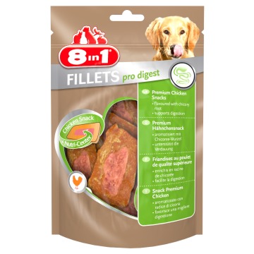 3 +1 gratis! 8in1 Fillets Pro, 4 x 80 g - Pro Digest, rozmiar S