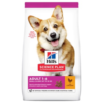 Hill's Science Plan Adult 1–6 Small & Mini, kurczak - 3 kg