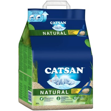 Catsan Natural żwirek zbrylający się - 20 l