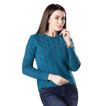 Sweter damski Vittoria Ventini Ramona M83049 Petrol Blue