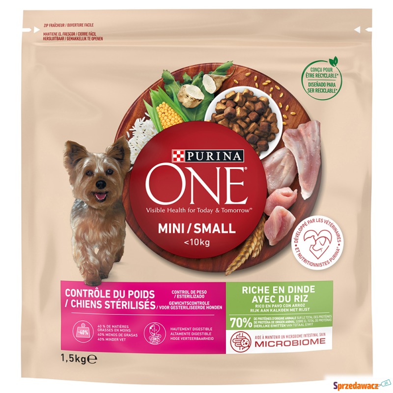 PURINA ONE Mini Weight Control/Sterilised, indyk... - Karmy dla psów - Katowice