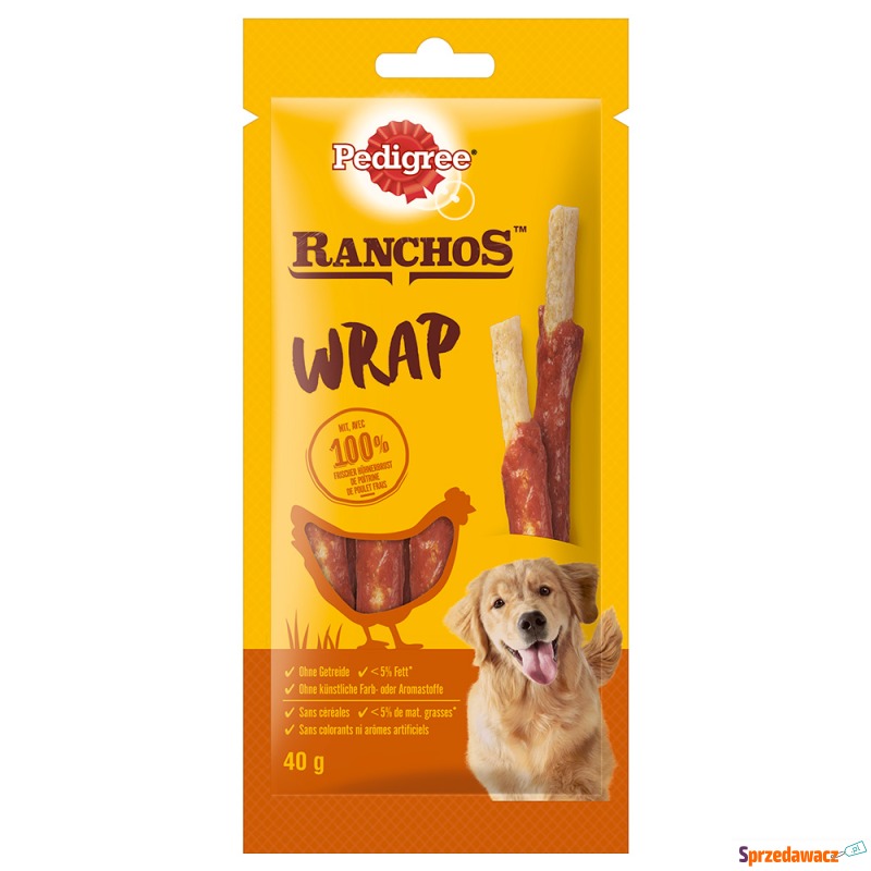 Pedigree Ranchos Wrap - Kurczak, 40 g - Przysmaki dla psów - Nowa Ruda