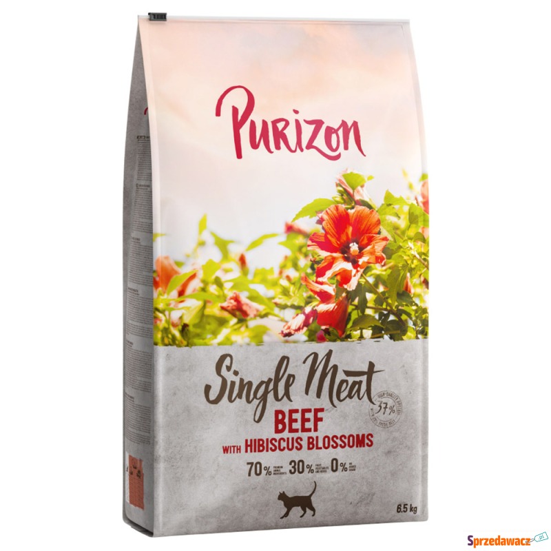 Purizon Single Meat, wołowina z kwiatami hibi... - Karmy dla kotów - Opole