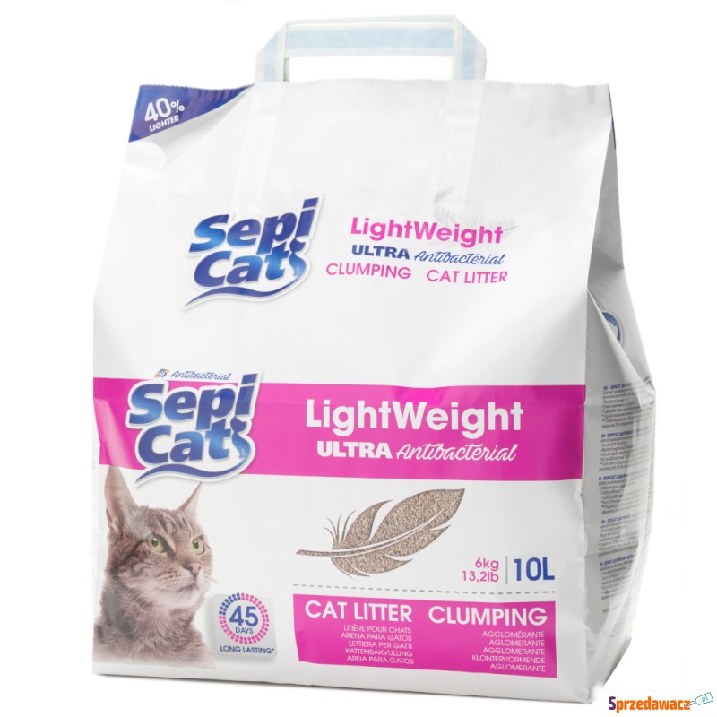 Sepicat LightWeight Ultra Antibacterial, anty... - Żwirki do kuwety - Police