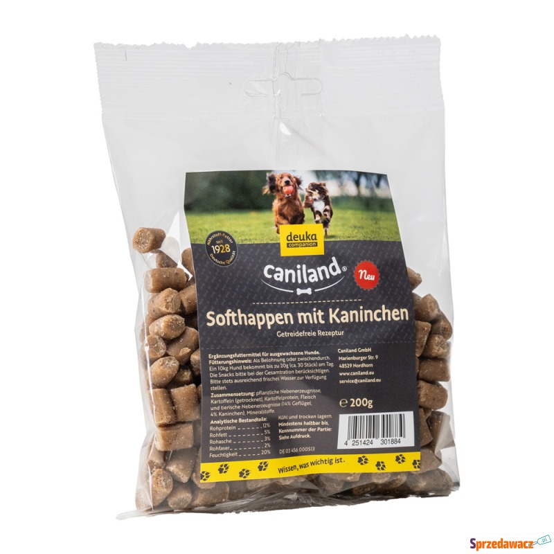 Caniland Soft z królikiem, bez zbóż - 200 g - Przysmaki dla psów - Ruda Śląska