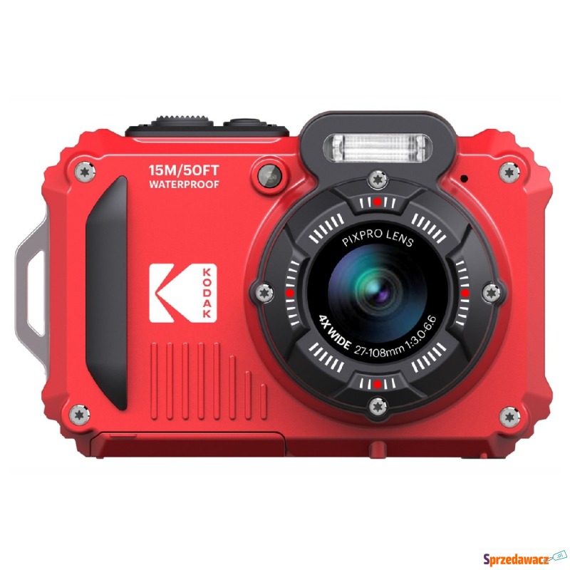 Kodak WPZ2 waterproof czerwony - Aparaty cyfrowe - Konin