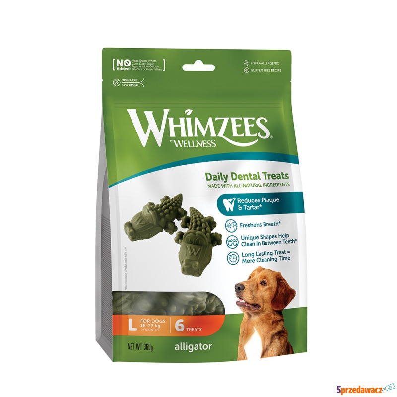 Whimzees by Wellness Alligator Snack - Rozmiar... - Przysmaki dla psów - Siedlce