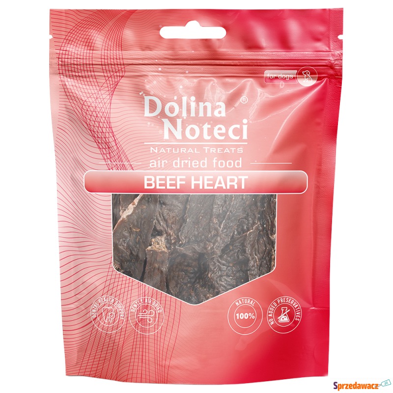 Dolina Noteci Natural Treats, serca wołowe - 3... - Przysmaki dla psów - Wałbrzych