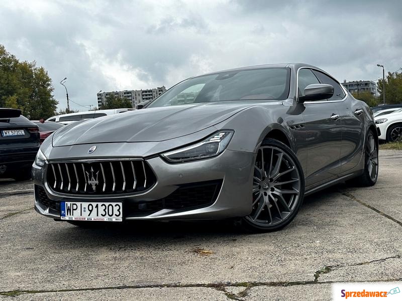 Maserati GHIBLI 2018 prod. 3.0 V6 Twin Turbo... - Samochody osobowe - Warszawa