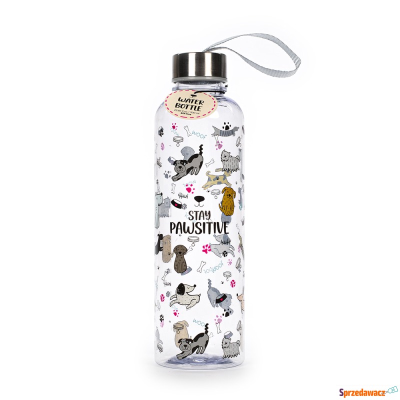 Butelka na wodę "Stay Pawsitive" - 700 ml - Miski dla psów - Bytom