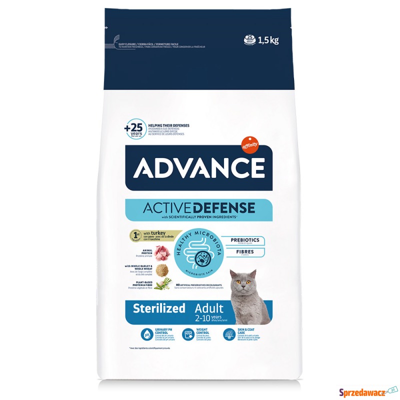 Advance Cat Sterilized, indyk - 1,5 kg - Karmy dla kotów - Tychy