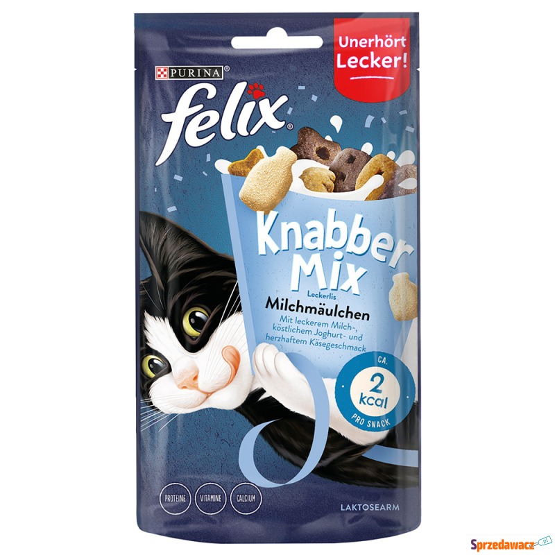 Felix KnabberMix - Mleczna rozkosz, 60 g - Przysmaki dla kotów - Bytom