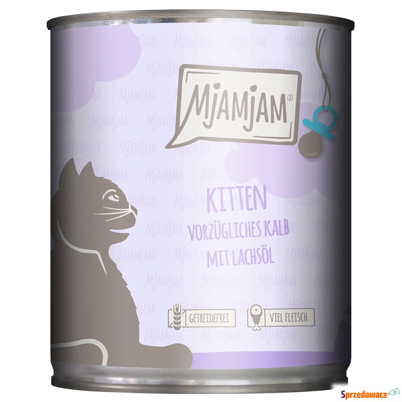 MjAMjAM Kitten, 6 x 800 g - Wykwintna cielęcina... - Karmy dla kotów - Rzeszów