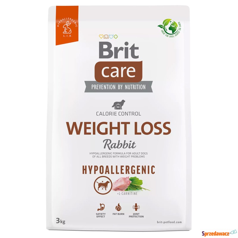 Brit Care Dog Hypoallergenic Weight Loss, królik... - Karmy dla psów - Jelenia Góra