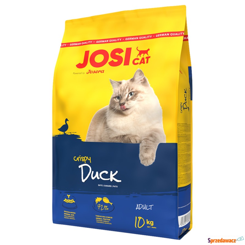 JosiCat, chrupiąca kaczka  -  2 x 10 kg - Karmy dla kotów - Bielsko-Biała