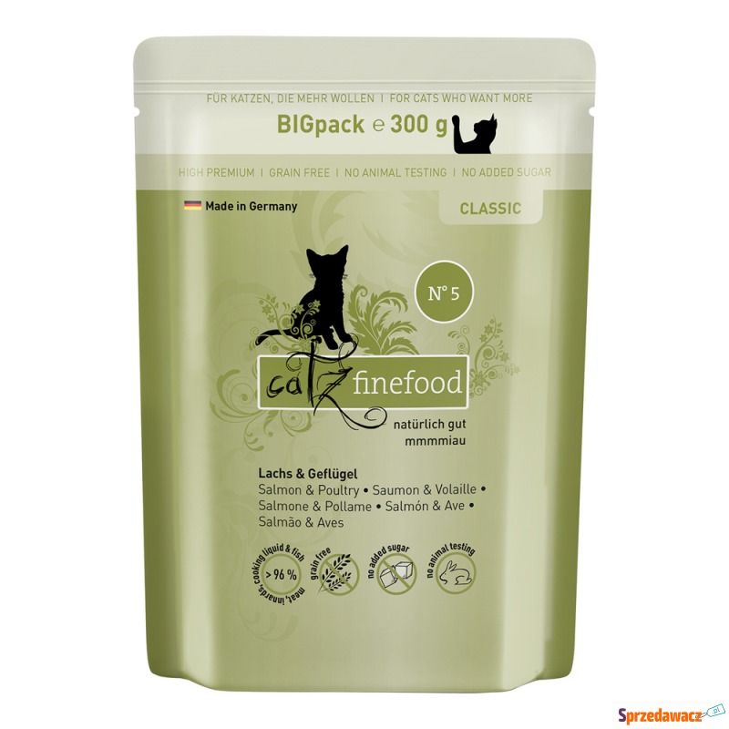 catz finefood, 6 x 300 g - Łosoś z drobiem - Karmy dla kotów - Bydgoszcz