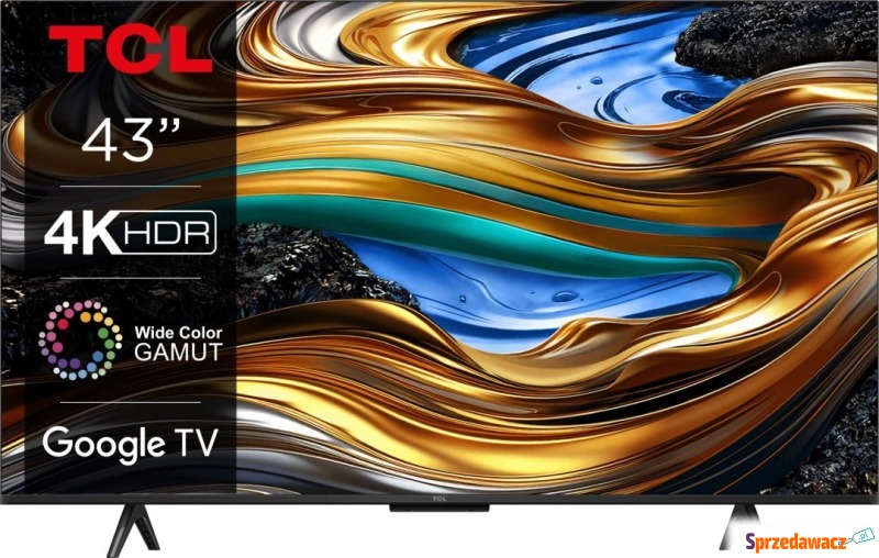 Telewizor TCL 43P755 LED 43'' 4K Ultra HD Google... - Telewizory - Bytom