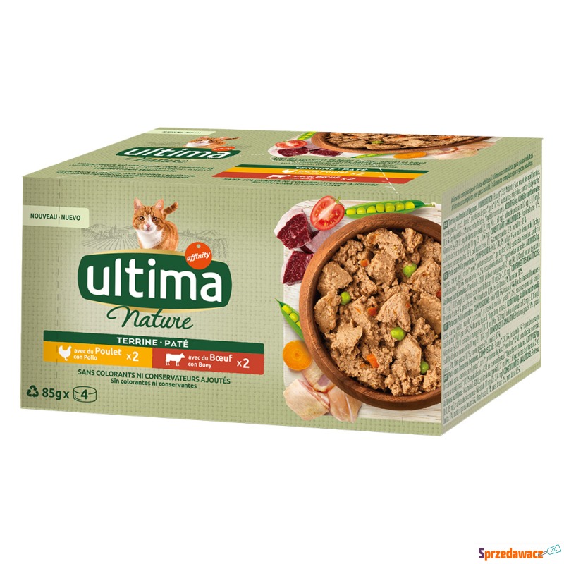 Ultima Nature Paté dla kota, 40 x 85 g - Kurczak... - Karmy dla kotów - Rybarzowice