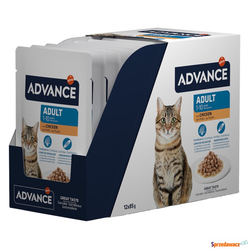 Advance Feline Adult, kurczak - 24 x 85 g - Karmy dla kotów - Włocławek