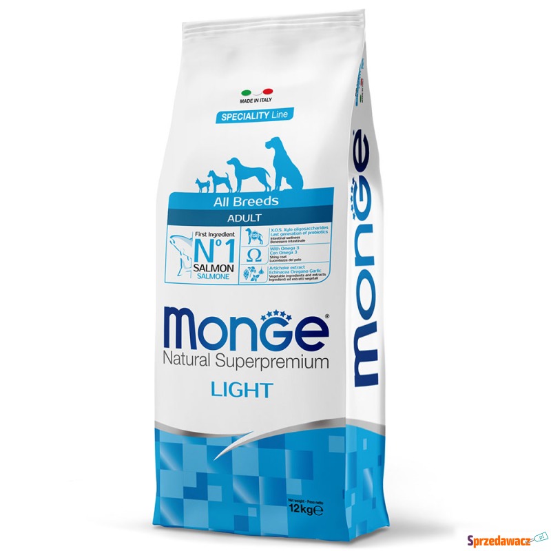 Monge Natural Superpremium All Breed Light Łosoś... - Karmy dla psów - Ostrołęka